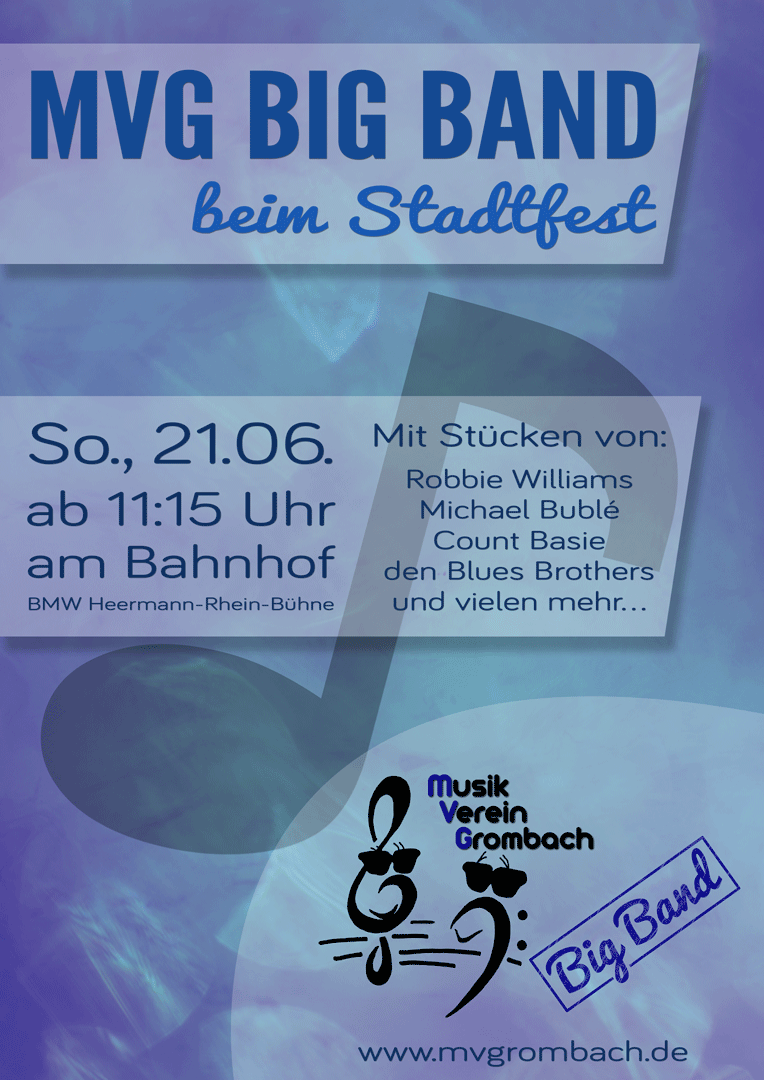 Big Band beim Stadtfest