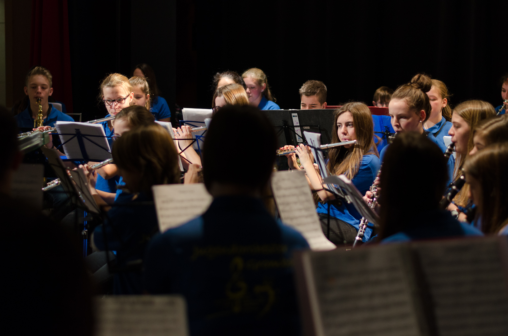 Jungmusiker beim Frühkonzert 2015 im Kurhaus in Bad Rappenau